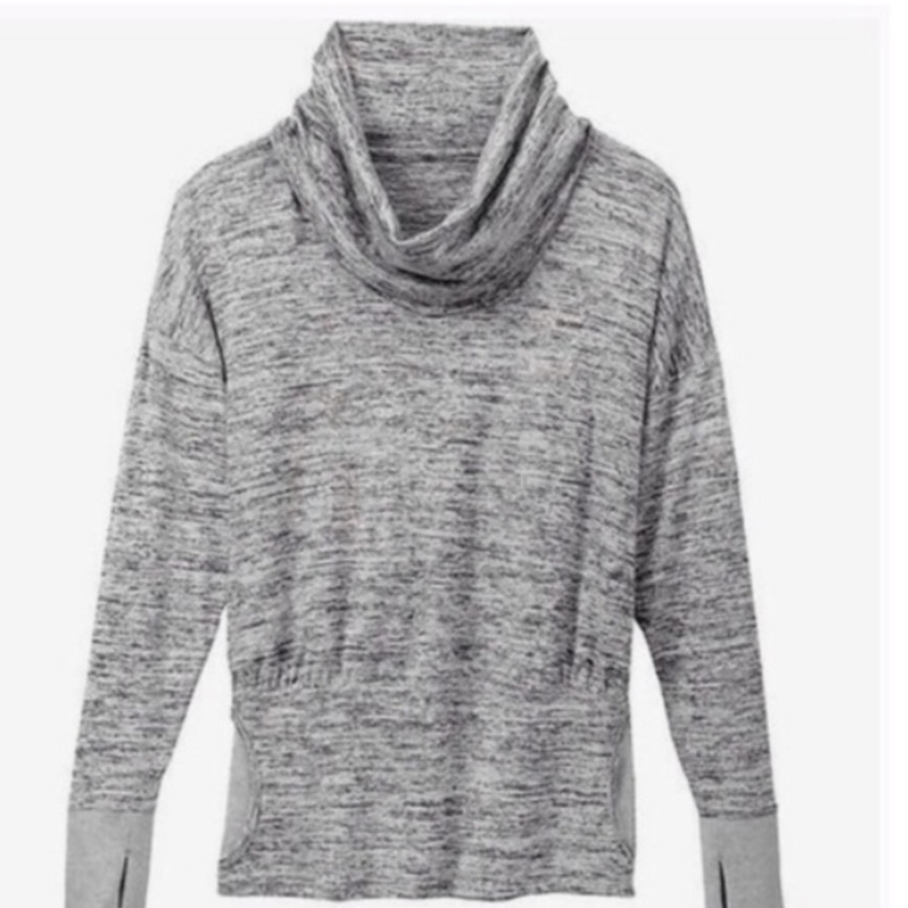 Athleta cow neck gray sweatshirt